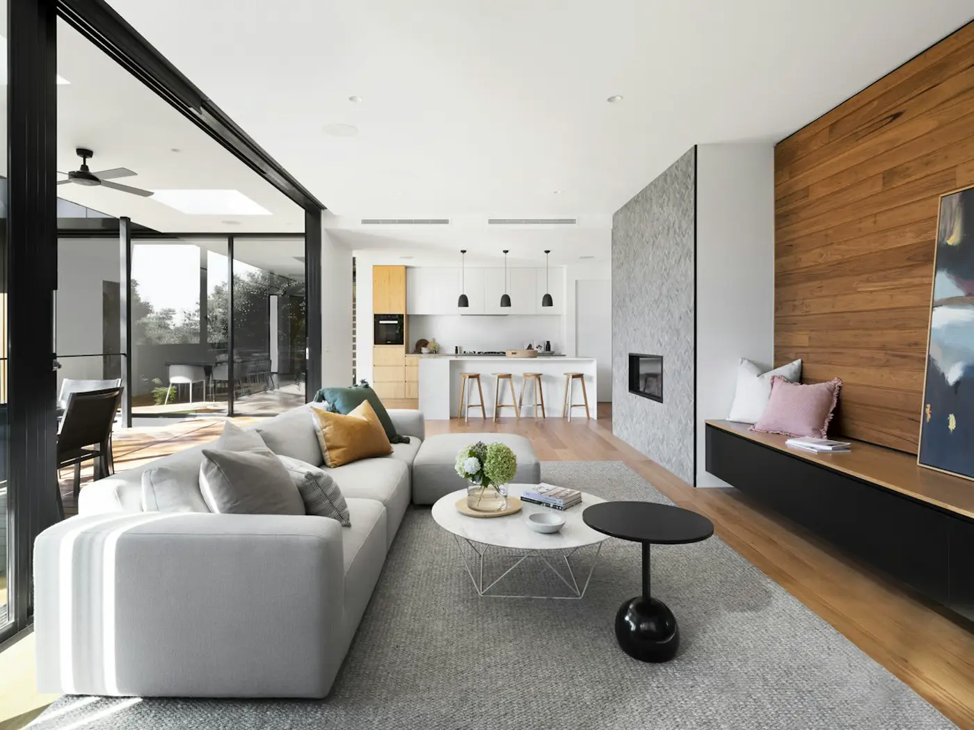 Illustrative photograph of a calm modern interior. Not a ULOT Smart Homes installation.